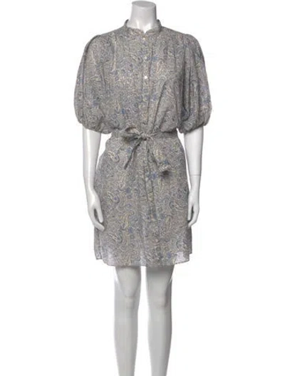 Pre-owned Vanessa Bruno Printed Mini Dress In Multi