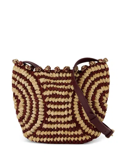 Vanessa Bruno Raphia Crossbody Bag
