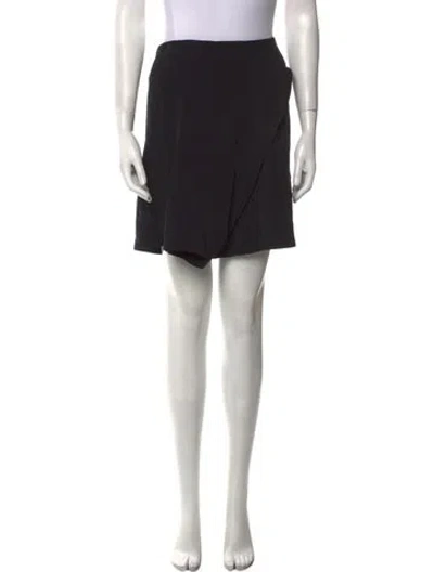 Pre-owned Vanessa Bruno Ruffle Embellishment Mini Skirt In Black