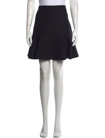 Pre-owned Vanessa Bruno Ruffle Embellishment Mini Skirt In Black