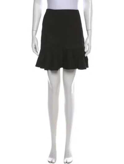 Pre-owned Vanessa Bruno Ruffle Embellishment Mini Skirt In Blue