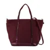 Vanessa Bruno S Shopper Bag - Cotton - Purple In Black