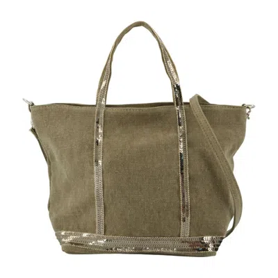 Vanessa Bruno S Shopper Bag - Linen - Khaki In Green