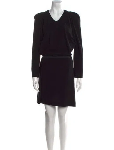 Pre-owned Vanessa Bruno Scoop Neck Knee-length Dress In Black