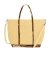 Vanessa Bruno Sequin Detail Shoulder Bag In Nude