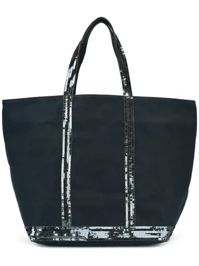 Vanessa Bruno Sequin Embellished Tote In Blue