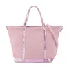 Vanessa Bruno Sequined Shoulder Bag In Pink