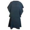 Vanessa Bruno Short Sleeve Dress In Black Polyester In Black