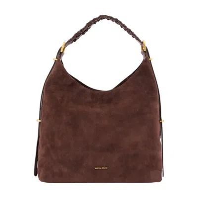 Vanessa Bruno Jess Braided Hobo Bag In Red