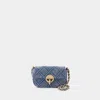 Vanessa Bruno Nano Moon Crossbody -  - Cotton - Blue In Blue