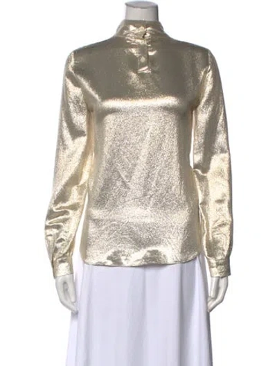 Pre-owned Vanessa Bruno Silk Long Sleeve Blouse