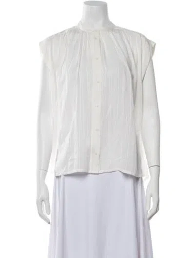 Pre-owned Vanessa Bruno Sleeveless Top In White