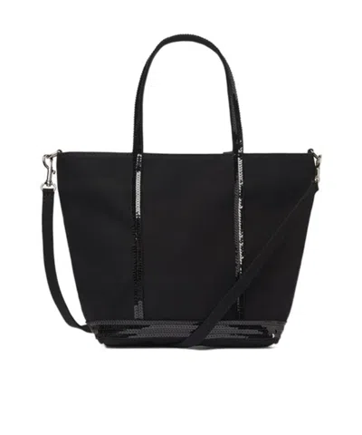 Vanessa Bruno Small Cabas Shoulder Bag In Black