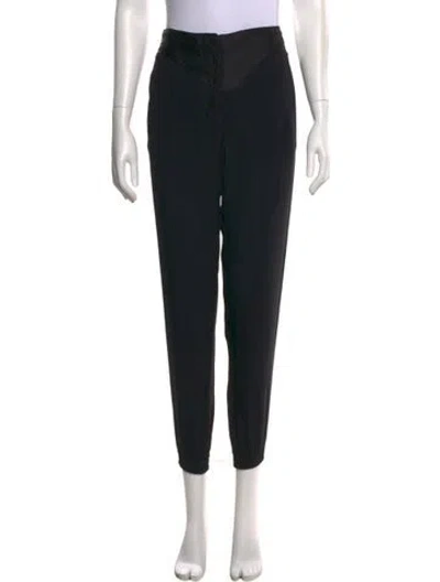 Pre-owned Vanessa Bruno Straight Leg Pants In Black