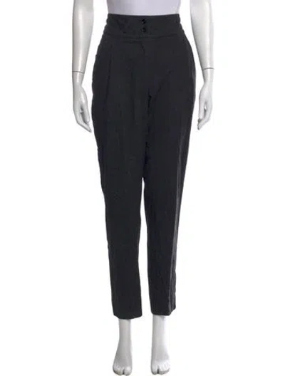 Pre-owned Vanessa Bruno Straight Leg Pants In Black