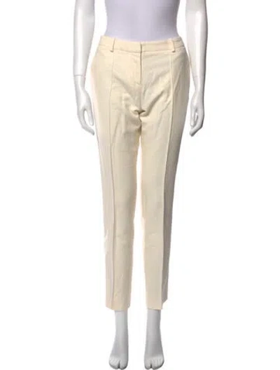 Pre-owned Vanessa Bruno Straight Leg Pants In Neutral