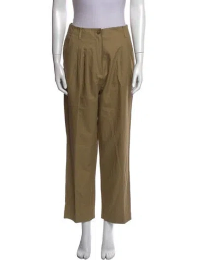 Pre-owned Vanessa Bruno Straight Leg Pants In Neutral