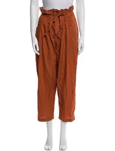 Pre-owned Vanessa Bruno Straight Leg Pants In Orange