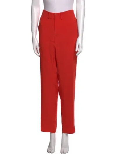 Pre-owned Vanessa Bruno Straight Leg Pants In Orange