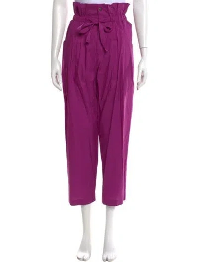 Pre-owned Vanessa Bruno Straight Leg Pants In Purple