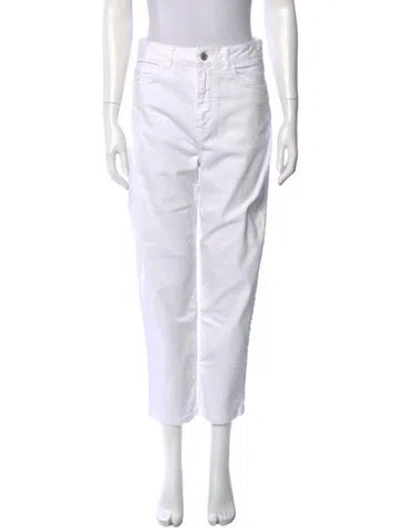 Pre-owned Vanessa Bruno Straight Leg Pants In White