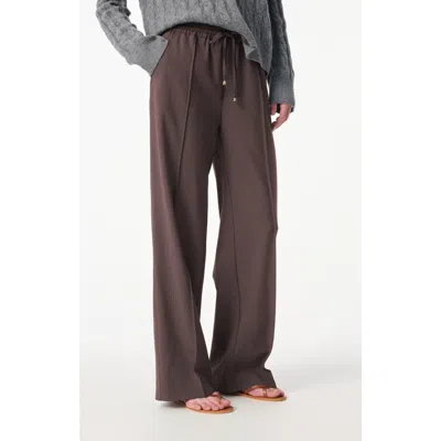 Vanessa Bruno Straight Pants In Chocolat