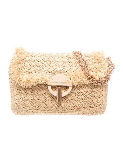 Pre-owned Vanessa Bruno Straw Shoulder Bag In Neutrals