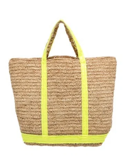 Pre-owned Vanessa Bruno Straw Tote W/ Tags In Neutrals