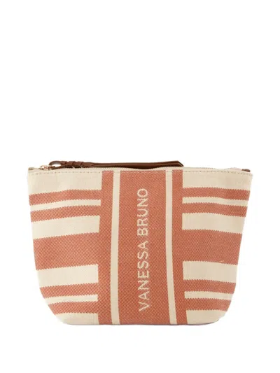 Vanessa Bruno Striped Cotton Pouch