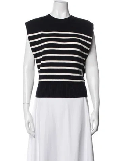 Pre-owned Vanessa Bruno Striped Jacket In Blue