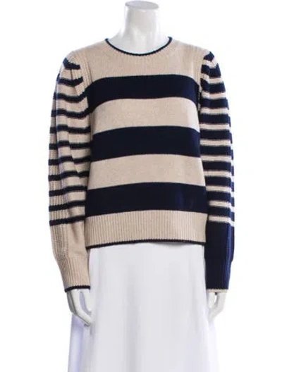 Pre-owned Vanessa Bruno Striped Scoop Neck Sweater In Multi
