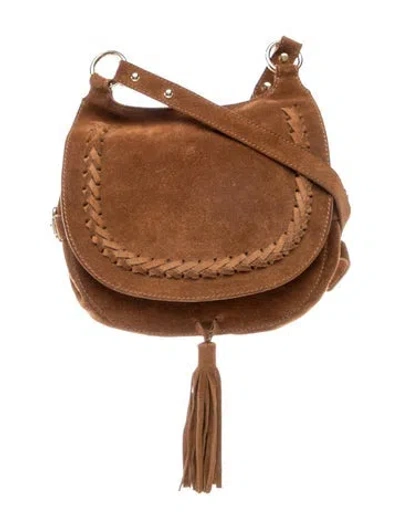 Pre-owned Vanessa Bruno Suede Crossbody Bag In Brown