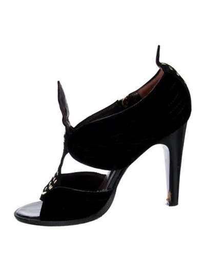 Pre-owned Vanessa Bruno Suede Sandals In Black