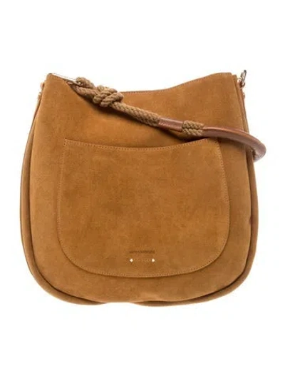 Pre-owned Vanessa Bruno Suede Shoulder Bag W/ Tags In Brown