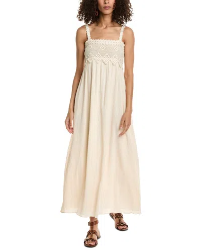 Vanessa Bruno Telemaque Maxi Dress In Beige