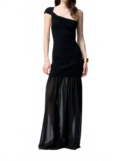 Vanessa Bruno The Nocturne Maxi Dress In Noir In Black