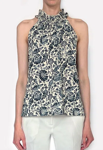 Vanessa Bruno Tom Top In Bleu Gris In Black