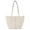 Vanessa Bruno Tote Pm Shopper Bag - Leather - White