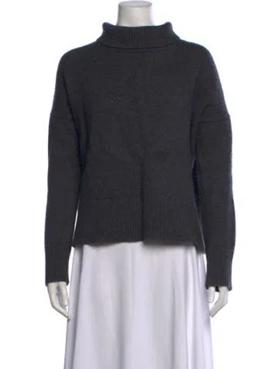 Pre-owned Vanessa Bruno Turtleneck Sweater In Grey