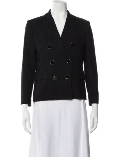 Pre-owned Vanessa Bruno Tweed Pattern Blazer In Blue