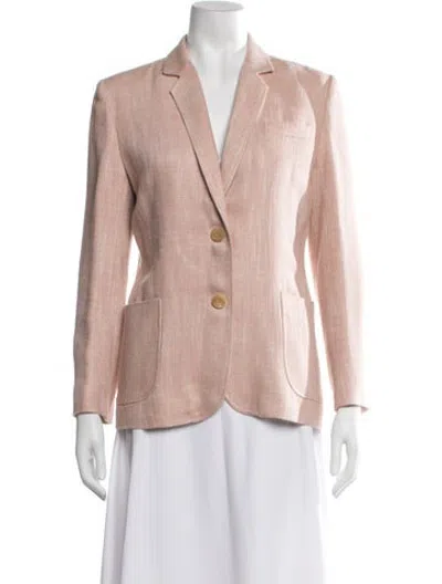 Pre-owned Vanessa Bruno Tweed Pattern Blazer In Pink