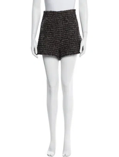 Pre-owned Vanessa Bruno Tweed Pattern Mini Shorts In Neutral