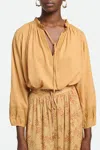 Vanessa Bruno Vadim Blouse In Mustard In Yellow