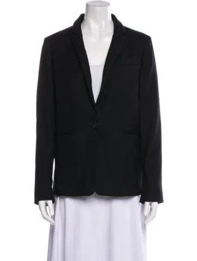 Pre-owned Vanessa Bruno Virgin Wool Blazer In Black