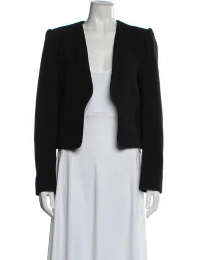Pre-owned Vanessa Bruno Virgin Wool Blazer In Black
