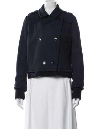 Pre-owned Vanessa Bruno Virgin Wool Jacket In Blue
