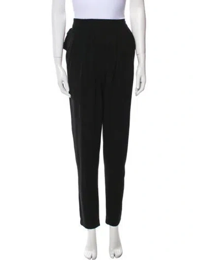 Pre-owned Vanessa Bruno Virgin Wool Skinny Leg Pants In Black