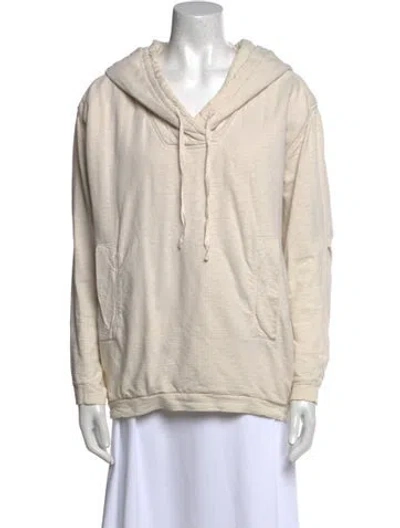 Pre-owned Vanessa Bruno V-neck Long Sleeve Sweatshirt In Neutral