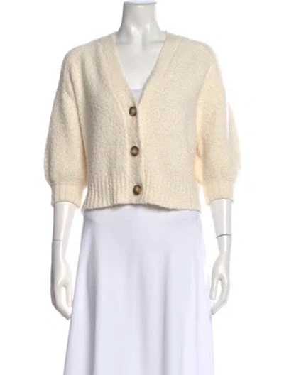 Pre-owned Vanessa Bruno V-neck Sweater In Neutral