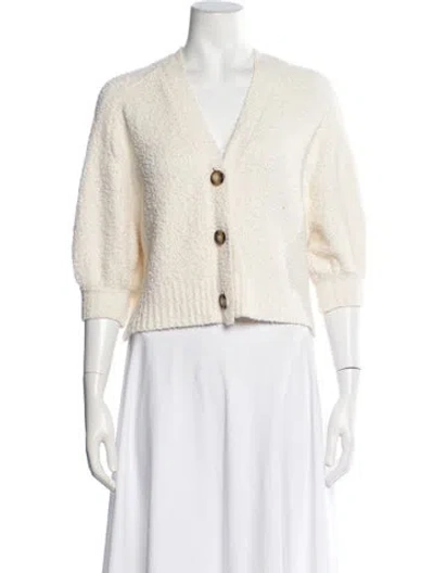 Pre-owned Vanessa Bruno V-neck Sweater In Neutrals